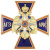 Значок мет. АГЗ МЧС (крест) гор.эм.