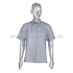 Блуза женская (кор.рук.) серая ФСИН