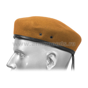 Берет бесшовный оранжевый "Капля РФ"