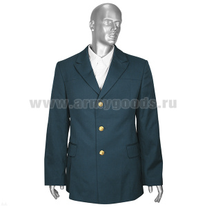 Китель мужской п/ш МО "морская волна" ст/обр  (ТУ 858-6141-2010)