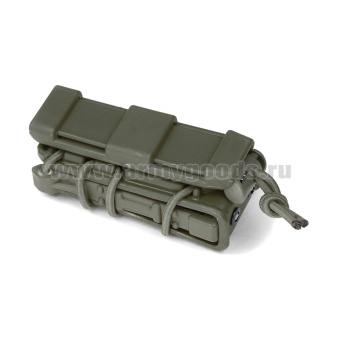 Подсумок тактический для магазина Ярыгина, Глок, ПЛК (ударопрочный полиамид с резинками) оливковый 