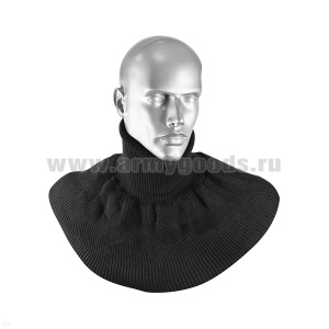 Морской шарф п/ш двойной черный