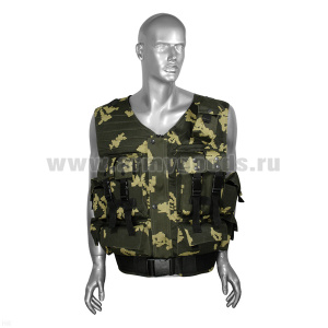 Жилет разгрузочный тактический ОМОН "пограничник" (ткань "гретта")
