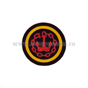 Шеврон пластизолевый БЧ ВМФ: специалисты всех видов защиты, обеспечения и обслуживания (сверхсрочники)