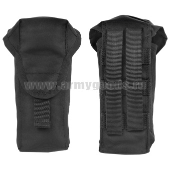 Подсумок для 2 магазинов АК (черный) (с системой крепления "MOLLE")