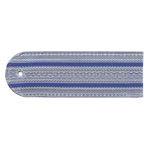 Погоны серо-голуб. 2 васильк. пр. без канта Юстиция н/о на рубашку (на пластике)