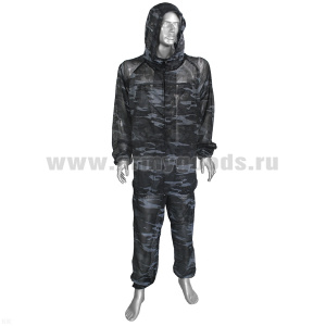 Костюм лет. Сетка (на молнии) кмф серый р-ры с 46 по 60