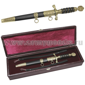 Кортик в шкатулке ВВС генеральский (сувенирный)
