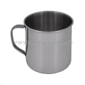Кружка нерж/сталь 0.4-0.5 л (Китай/Индия) по наличию на складе