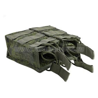 Подсумок открытого типа для 4 маг АК ("русская цифра") (с системой крепления "MOLLE") 