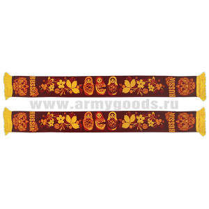 Шарф п/ш Russia (матрешки)