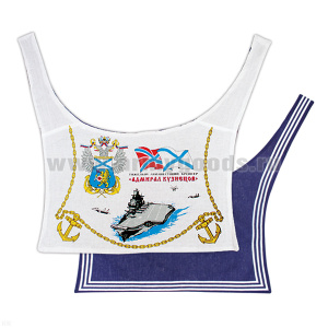 Гюйс ДМБ с рисунком ТАВКР Адмирал Кузнецов (х/б)