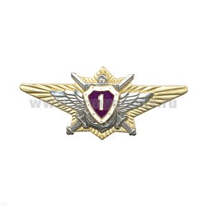 Значок мет. Классность офиц. ВС РФ 1 класс