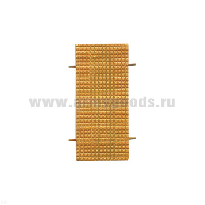 Лычка мет. МВД 20x45 мм зол.