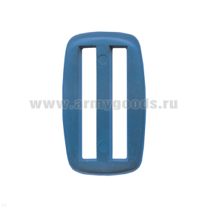 Пряжка на плащ пласт. синяя