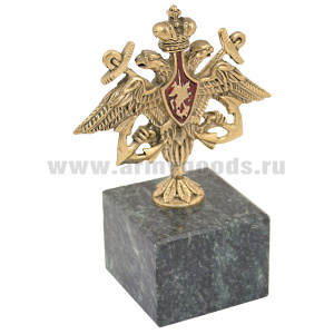 Статуэтка (литье бронза, камень змеевик) орел ВМФ РФ