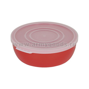 Миска пластиковая с крышкой (1 л)