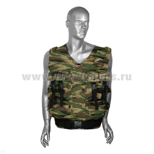 Жилет разгрузочный тактический ОМОН "камыш" зеленый (ткань "гретта")