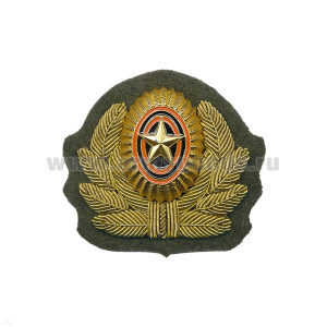 Кокарда канит. лат. РА бол. (оливковый фон)