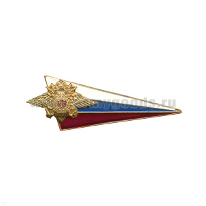 Флажок на берет неуст. (уголок) мет. МВД мал.