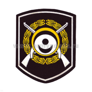 Шеврон пластизолевый ВОХР (глаз) 5-уг.