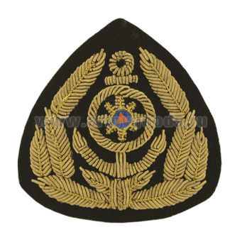 Кокарда канит. лат. ГИМС (аналог НОВ-663) с цветной вставкой