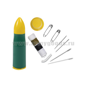 Хознабор (нитки, иголки, булавки, наперсток) в футляре Пуля (ВС)