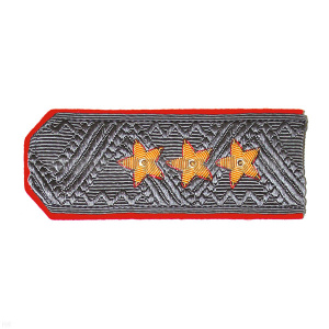 Погоны генерал-полковник МВД серые с красн. кантом (на китель)