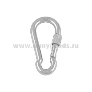 Карабин тактический спасательный с фиксатором (7 см) 