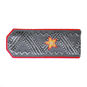 Погоны генерал-майор МВД серые с красн. кантом (на китель)