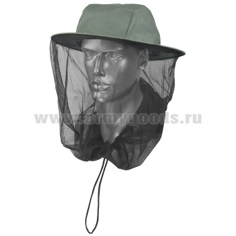 Накомарник-панама с каркасом оливк.