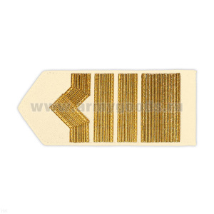 Погоны реч.фл. (жестк., галун) крем.: 14 катег.