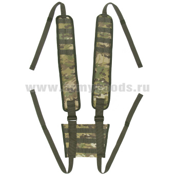 Лямки плечевые "сбруя" (для разгрузочной системы "Тактик") "мультикам" (с системой крепления "MOLLE")