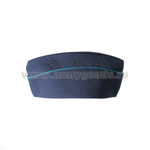 Пилотка ВВС (синяя с голубым кантом) п/ш