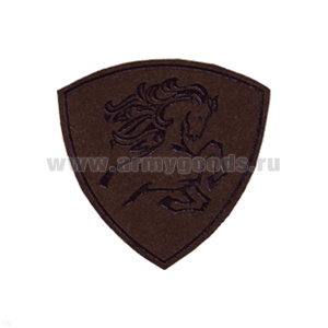 Шеврон пластизолевый ВВ Конь (Северо-Кавказский округ ВВ МВД) полевой