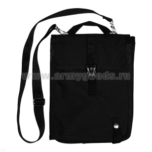 Сумка полевая офицерская (черная ткань)