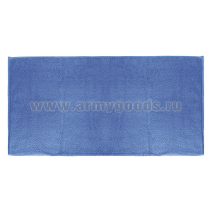 Пол-це махровое уставное (50х110 см) синее (100% хлопок)