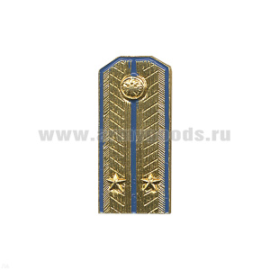 Значок мет. Погончик лейтенант (ВДВ, ВВС) на пимсе, лат.