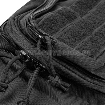 Сумка поясная черная (с системой крепления "MOLLE")