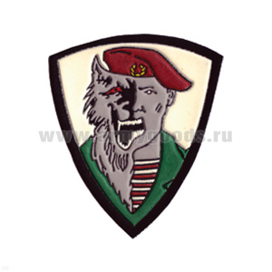 Шеврон пластизолевый Оборотень (крапов. берет)