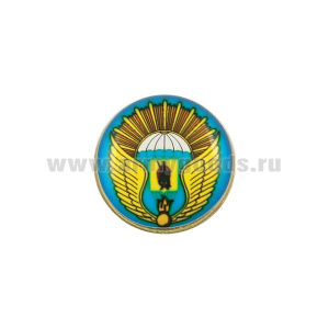 Значок мет. РВДКУ (мал., круглый, смола, на пимсе)