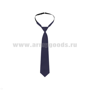 Галстук-регат простой синий п/э