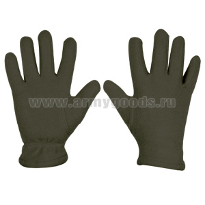 Перчатки флисовые оливковые