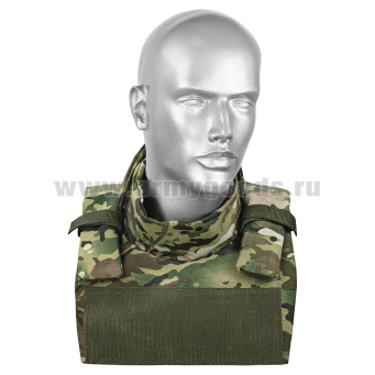 Воротник двухкомпонентный "мультикам" (бронеэлементы в комплект не входят) ткань "Кордон"