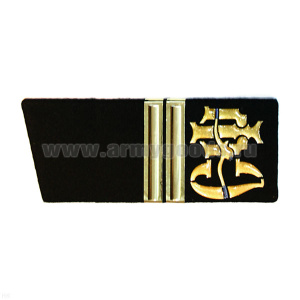 Погоны ДМБ бол. черные СФ (старшина 2 ст.)
