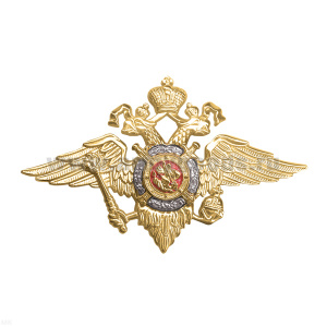 Эмбл. на тулью пласт. Орел МВД бол.