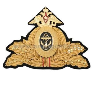 Кокарда канит. (золото 3%) ВМФ России адмиральская