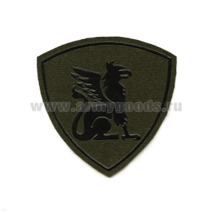 Шеврон пластизолевый ВВ Грифон (Воинские части и учреждения обеспечения деятельности ВВ МВД) полевой