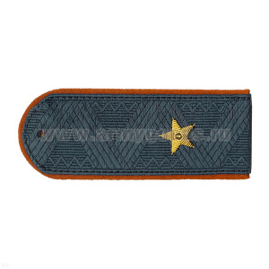 Погоны генерал-майор серо-синие с оранж. кантом (МЧС) на куртку