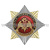 Значок мет. Орден-звезда Ветеран боевых действий (с орлом Росгвардии)